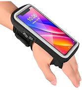 Kebrela Wristband Phone Holder for Running, Forearm Armbands, Running Armband with Card Slot for ...