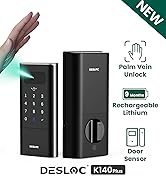 DESLOC Smart Lock K140 Plus with Palm Vein Recognition