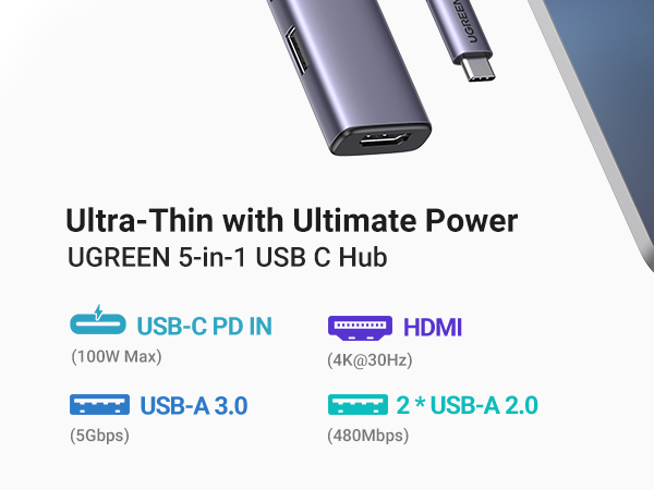 usb c hub dongle usb-c hub multiport adapter hdmi type c hub mac macbook pro air imac ipad pro 