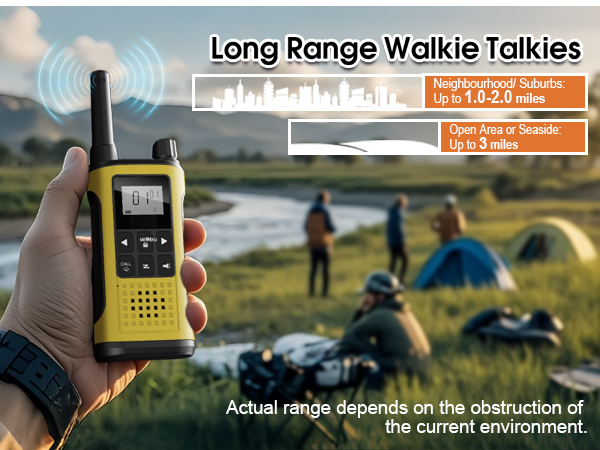 long distance walkie talkies
