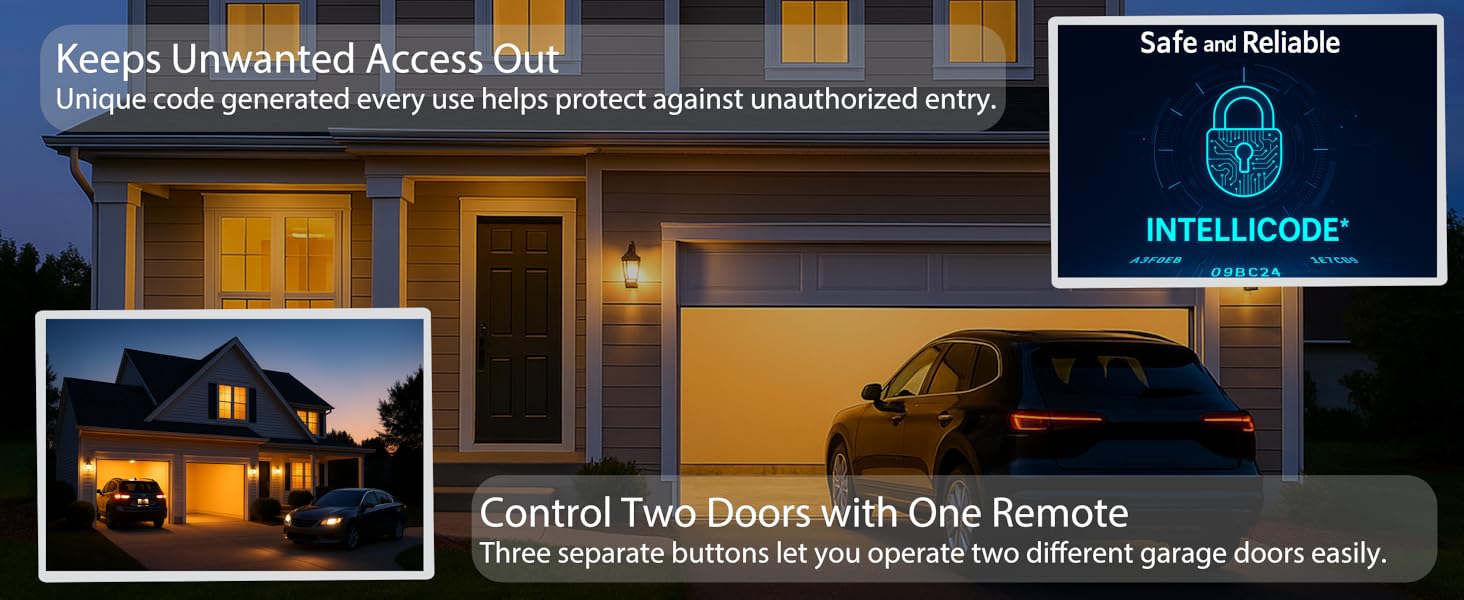 2-Door Control with Rolling Code Security