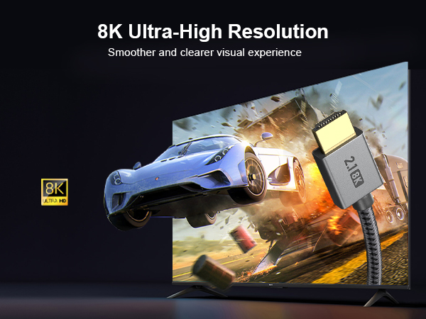 8K HDMI cable 6ft