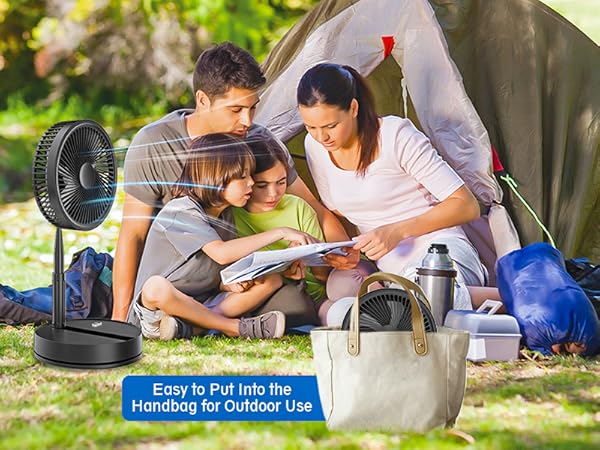 rechargeable portable fan for travel