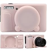 Supmay Camera Case for Canon PowerShot SX740 HS/ SX730 HS Digital Camera, Soft Silicone Protectiv...