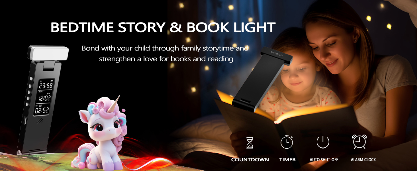 bedtime stories book light 