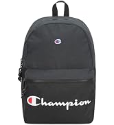 Champion Manuscript Backpack with Padded Adjustable Straps, Water Bottle Pocket for Work, Travel,...