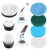 Dsenfurn 7-in-1 Replacement Brush Heads Set of Electric Spin Scrubber, Cleaning Portable Cordless...
