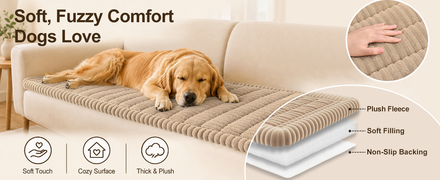 Soft, Fuzzy Comfort Dogs Love