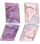 dcdcee Pocket Mirror, Small Travel Mirror with Magnification, Portable Double-Sided Magnifying Co...