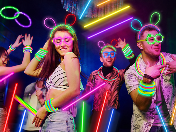 glow sticks bulk party pack