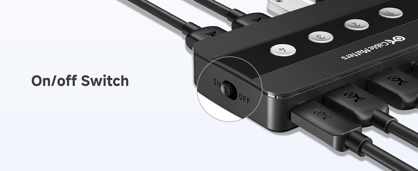 Built-in On/Off Switch