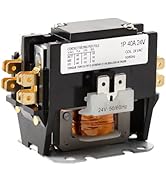 Seentech Heavy-Duty 1-Pole 40 Amp Contactor with 24VAC Coil - Perfectly Compatible with relays, a...