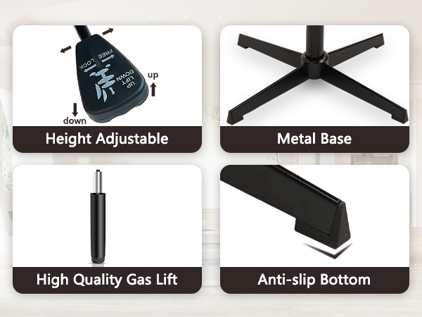 multi-functional desk chair without wheels