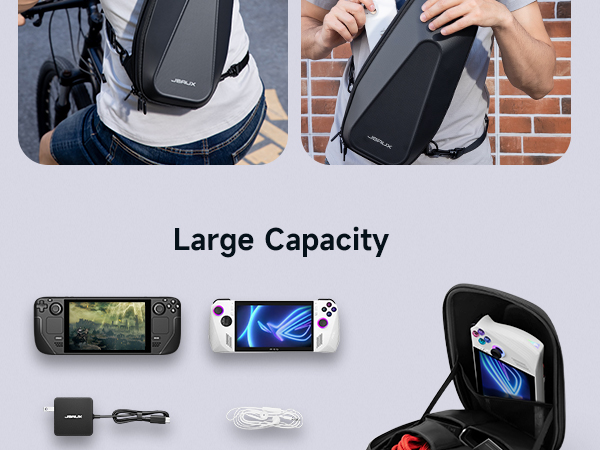 Sling Bag for Steam Deck (OLED)/ROG Xbox Ally X (2025)/Xbox Ally/ROG Ally (X)