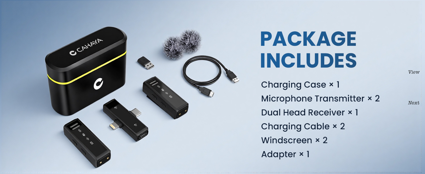 Microphone Wireless Easy Plug-and-Play