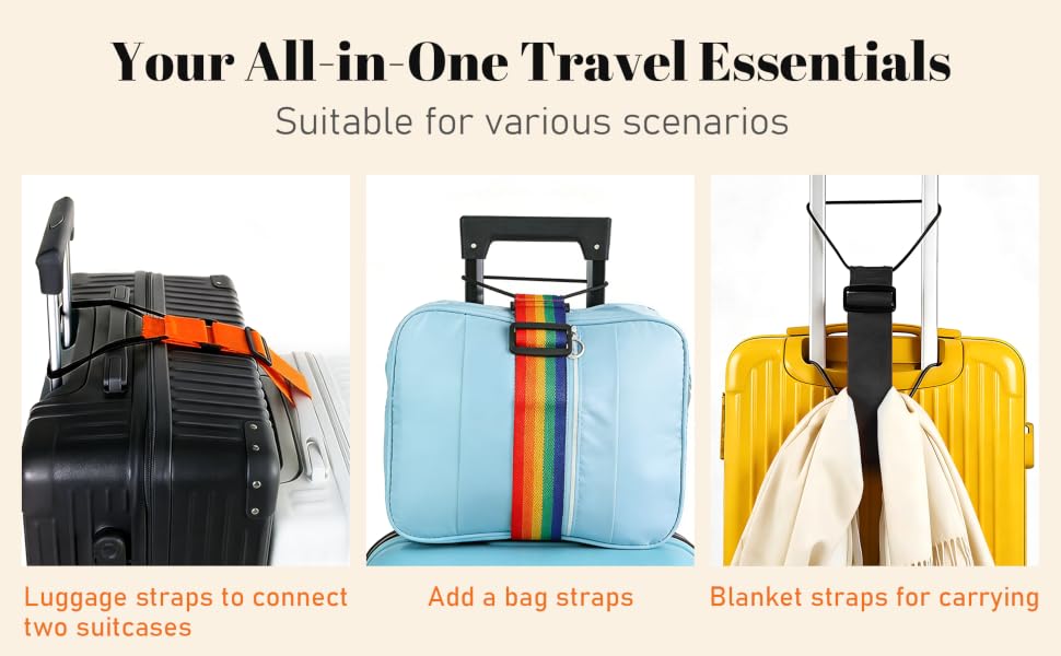 luggage connector straps for suitcases