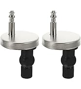 Toilet Seat Replacement Bidet Parts: 2pcs Seat Hinge Replacement Toilet Screws Cover Top Fix Nuts...