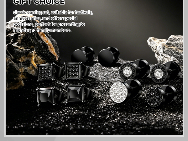 MENS EARRINGS STUDS