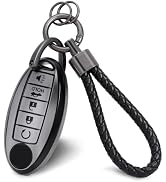 PIFOOG Key Fob Cover Fit for Nissan Altima Rogue Sentra Pathfinder Murano Armada Maxima