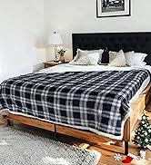 Electric Heated Blanket Full Size 72"x84" - Microplush &amp; Sherpa Fabric Dual-Sided, 6 Heat Setting...