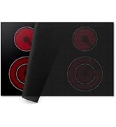 NCONCO Induction Stove Top Protector, Heat & Scratch Resistant Induction Silicone CooktopMat Tran...