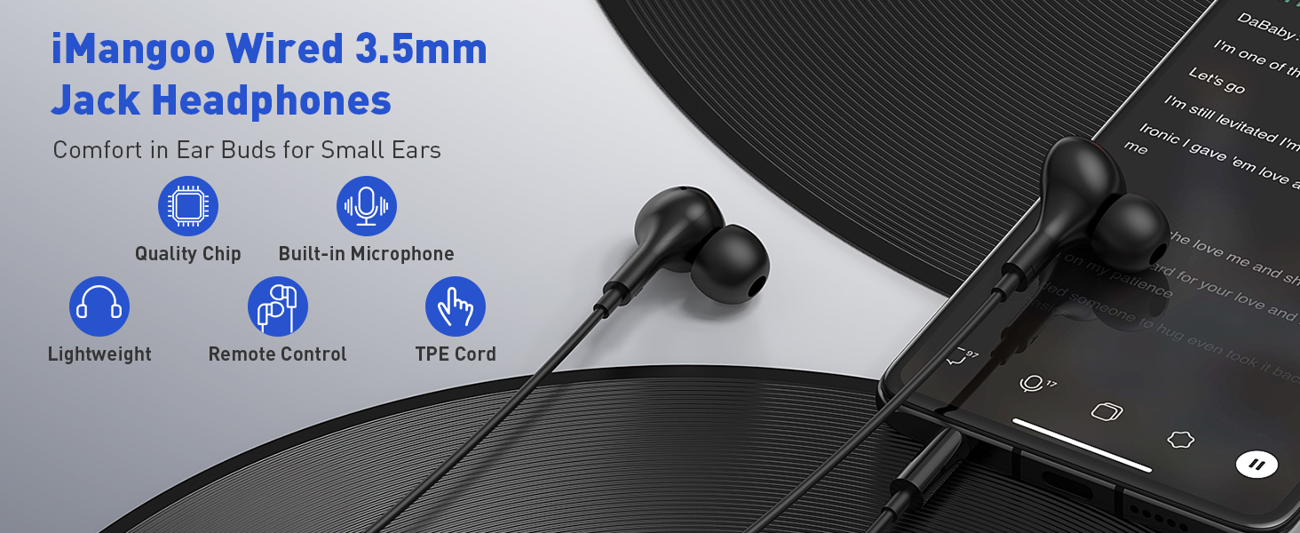 wired earbuds 3.5mm