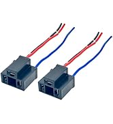 Icyfond 2PCS H4 Headlight Connector, 3 Wire Way Female Headlight Power Plug, Waterproof Headlamp ...