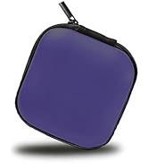 MAS CARNEY Earphone Case, Headphone Earbud Hard Protective Carrying earplug Case Bag for Wired Ea...