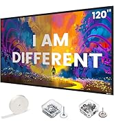 High Gain Projector Screen - Fixed Frame Like &amp; Wall-Mounted - High Brightness 2.6X Gain and High...