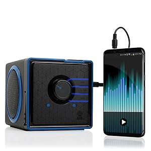 GOgroove SonaVERSE BX Portable Speaker, Rechargeable MP3 Speaker with AUX &amp; USB Inputs