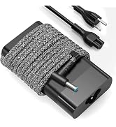 New Slim 65W Laptop Charger 19.5V 3.33A AC Adapter for HP Envy x360,Spectre x360,EliteBook Pavili...