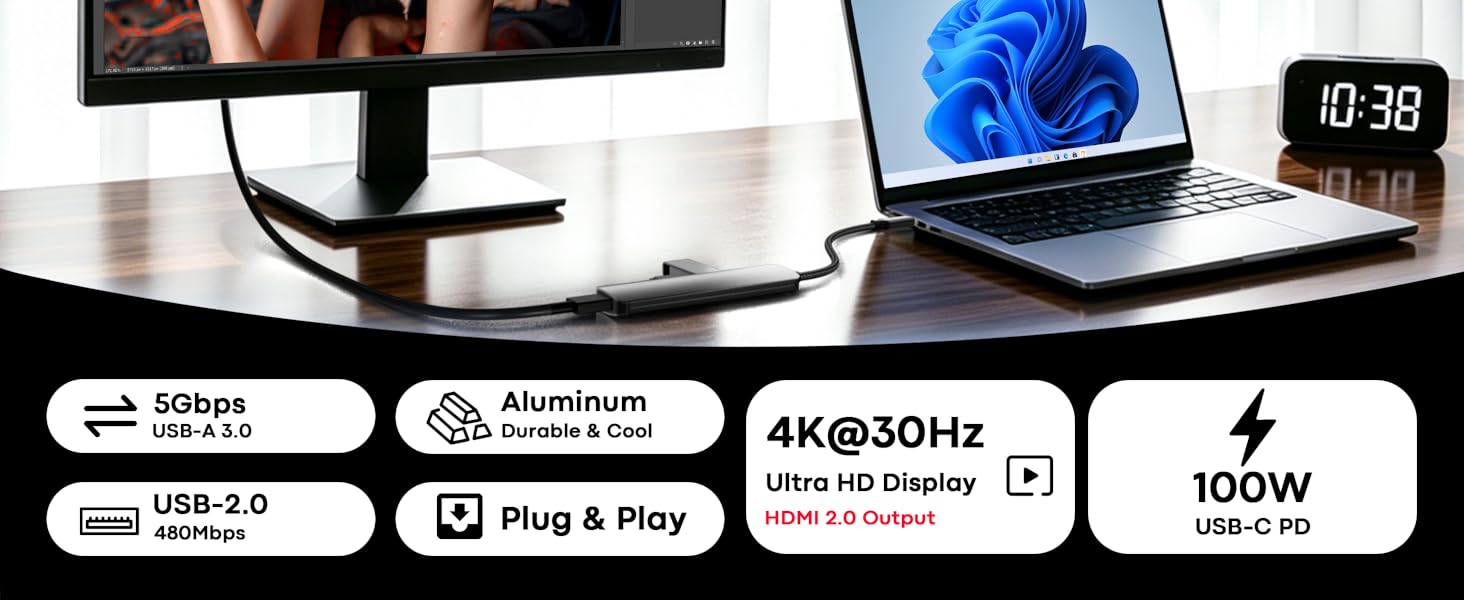 usb a to hdmi adapter