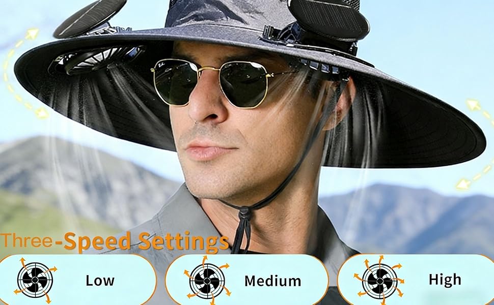 Solar Fan Hat