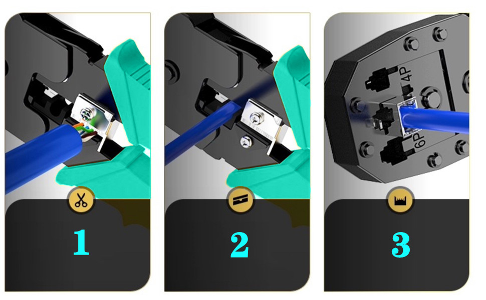 ethernet crimper for cat5 cat5e cat6
