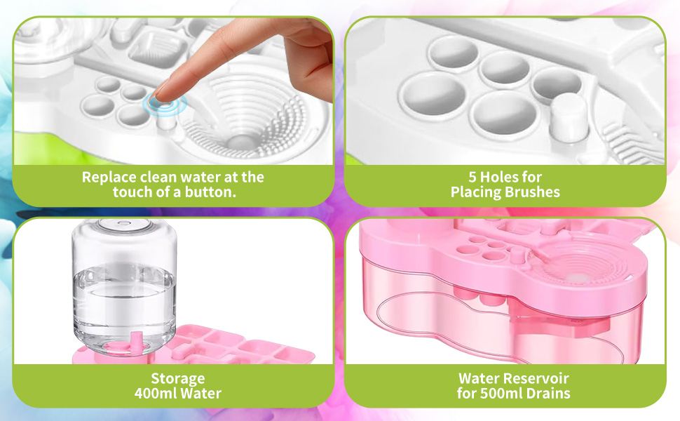 paint brush cleaner,paint station for kids,paint station,paint brush cleaner tool,paint brush holder