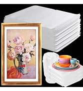 16”x24” 50Pack Foam Pouches, Large Moving Supplies for Packing Dishes Artwork, 0.5MM Thick Cushio...