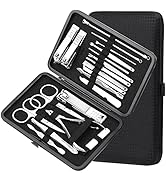 Manicure Set Nail Clippers Pedicure Kit 20 Pieces Stainless Steel Manicure Kit, Professional Groo...