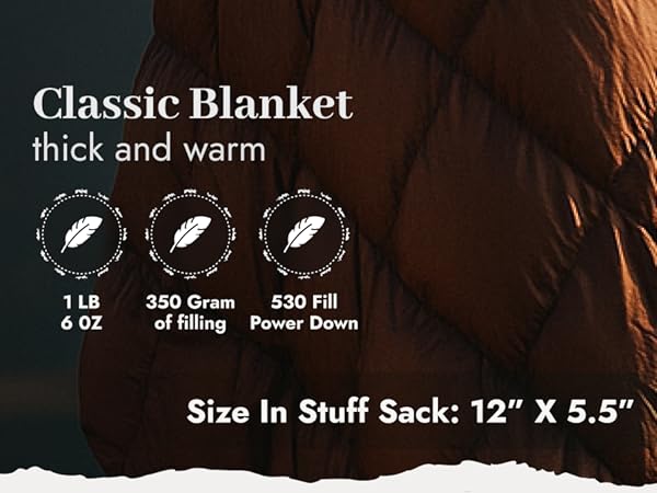 Classic Blanket - thick and warm