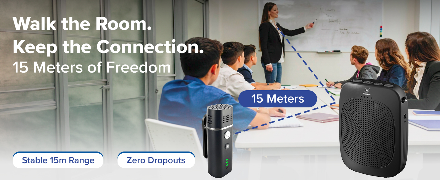 Portable Bluetooth Speaker With Wireless Lapel Microphone