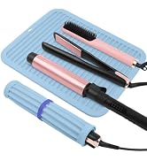 WRORUNER Oversize Silicone Heat Resistant Mat, Professional Hot Hair Tools Mat for Curling Iron, ...