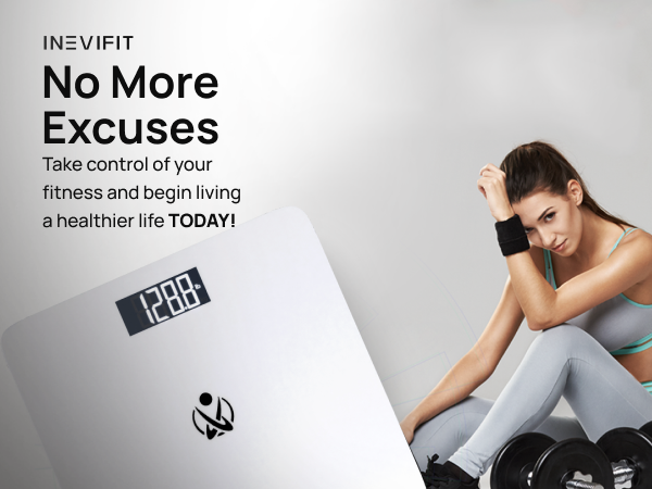 I-BS001W - INEVIFIT - Best Digital Bathroom Scale - Premium A+ - Mobile