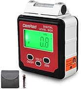 GemRed Digital Angle Gauge (Aluminum-with Vial &amp; Hold)