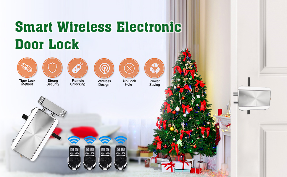 Remote Control Keyless Entry Electronic Lock