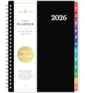 2026 Planner - Planner 2026, January 2026 - December 2026, 6.3" x 8.4", 2026 Planner Weekly and M...