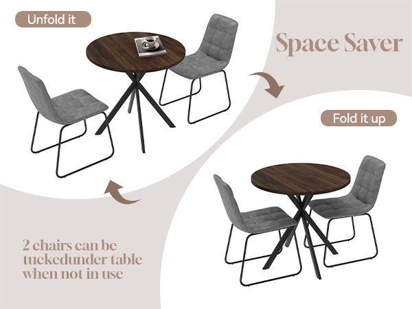 small dining table set for 2