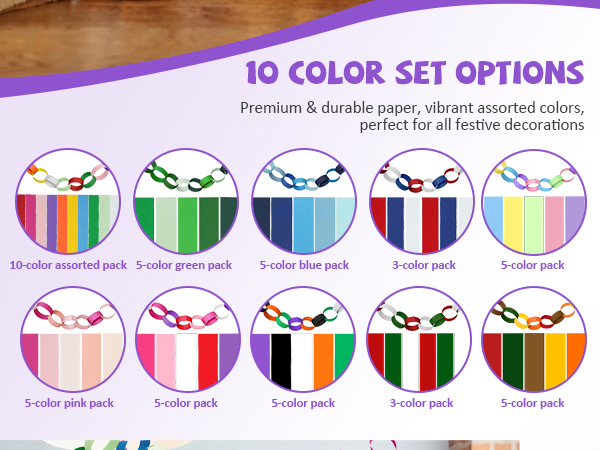 Available in a variety of colors