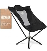 CLIQ EpiQ 1.0 Outdoor Camping Chair - High Backrest Integrated Pillow with MagiQ Hub for Quick Se...