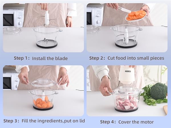 white Food Processor