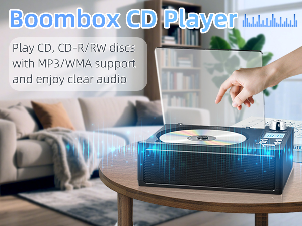 Portable CD Player Boombox