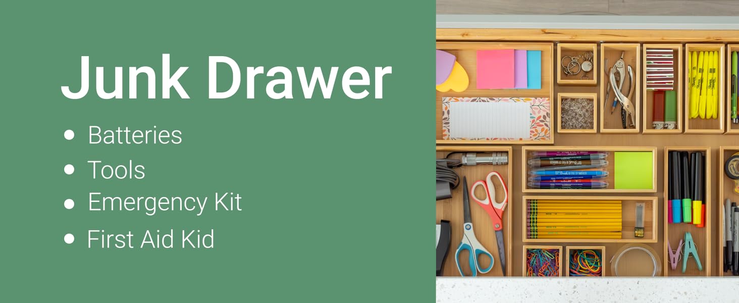 bamboo drawer organizers